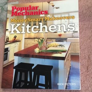 Kitchen deco books. House Beautiful, Better Homes and Gardens, Popular Mechanics